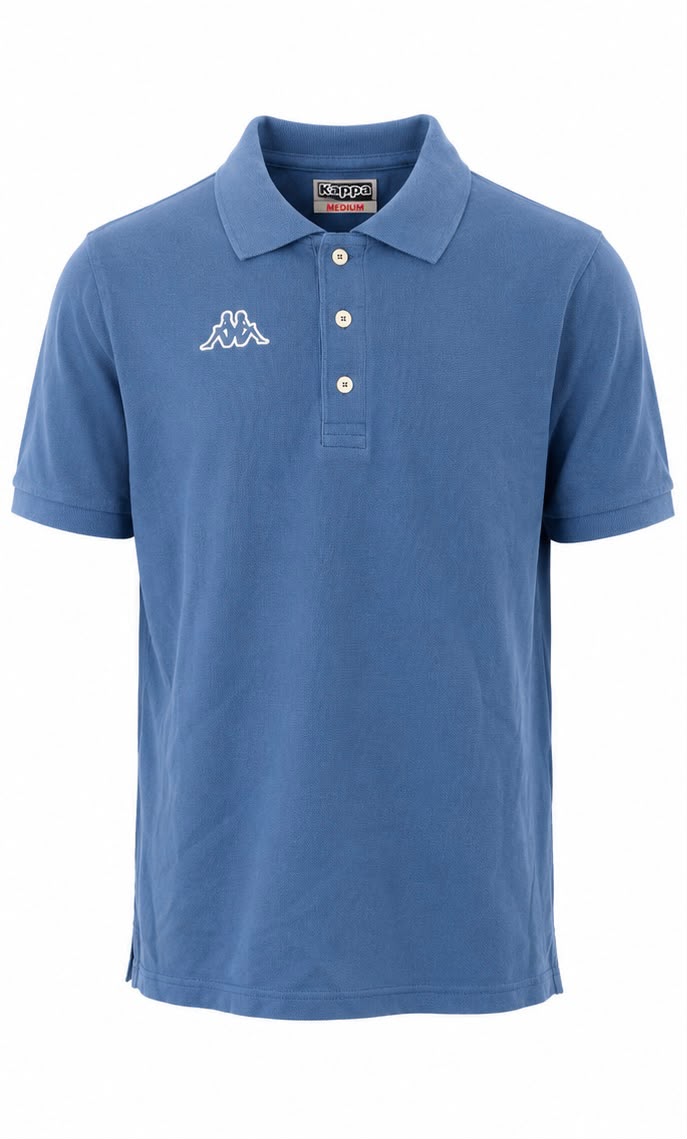 Kappa Ανδρικό Polo Μπλουζάκι – Μπλε – M