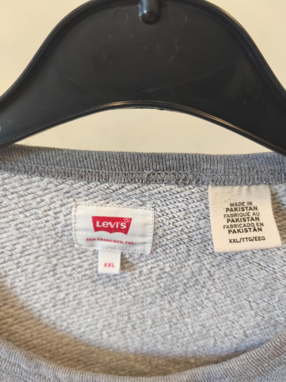 Levi’s Logo Sweatshirt – Grey-XXL