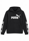 Puma Ανδρικό Φούτερ με Κουκούλα Μαύρο – L