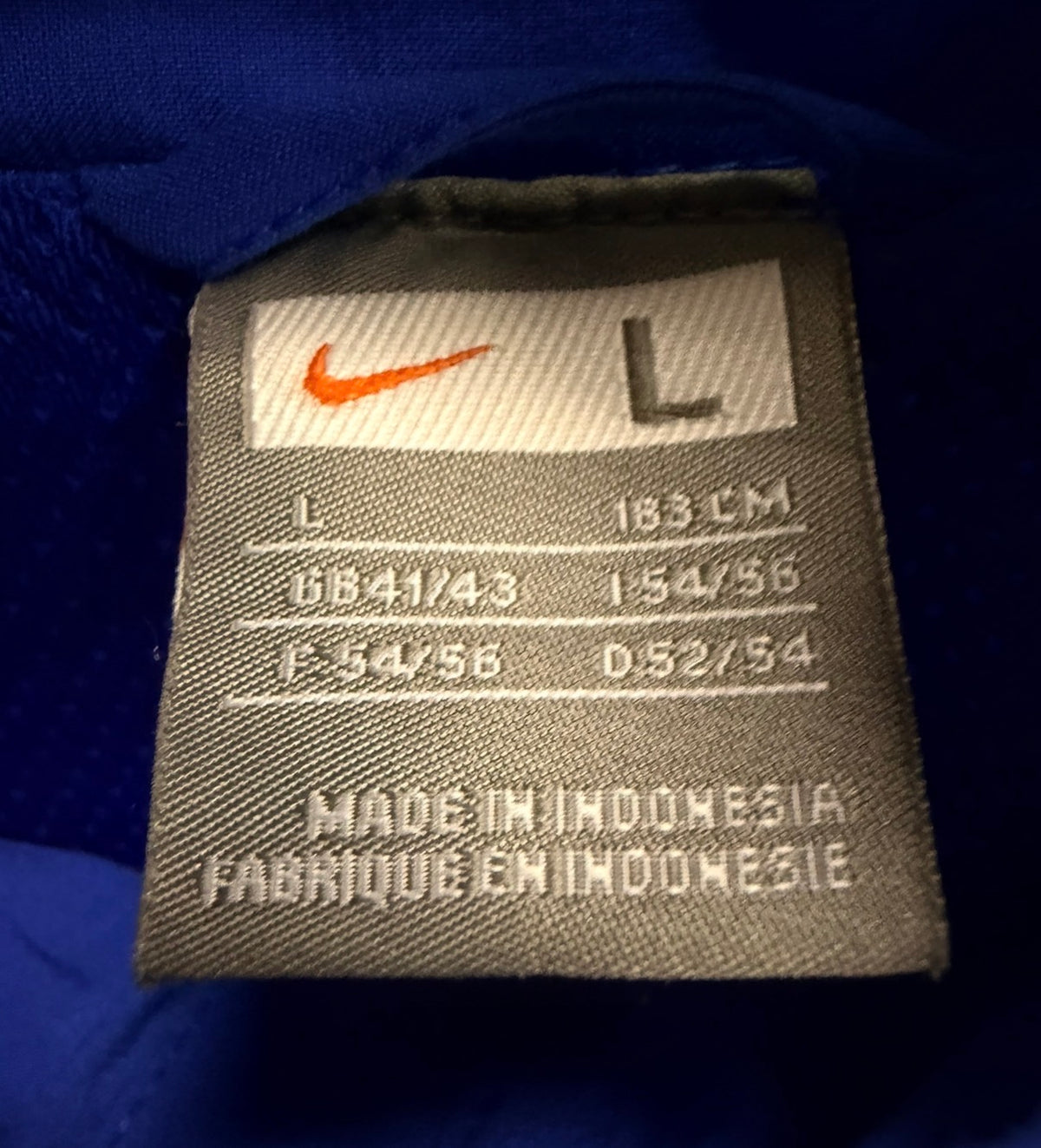 Nike Ανδρικό Μπουφάν Μπλε - L