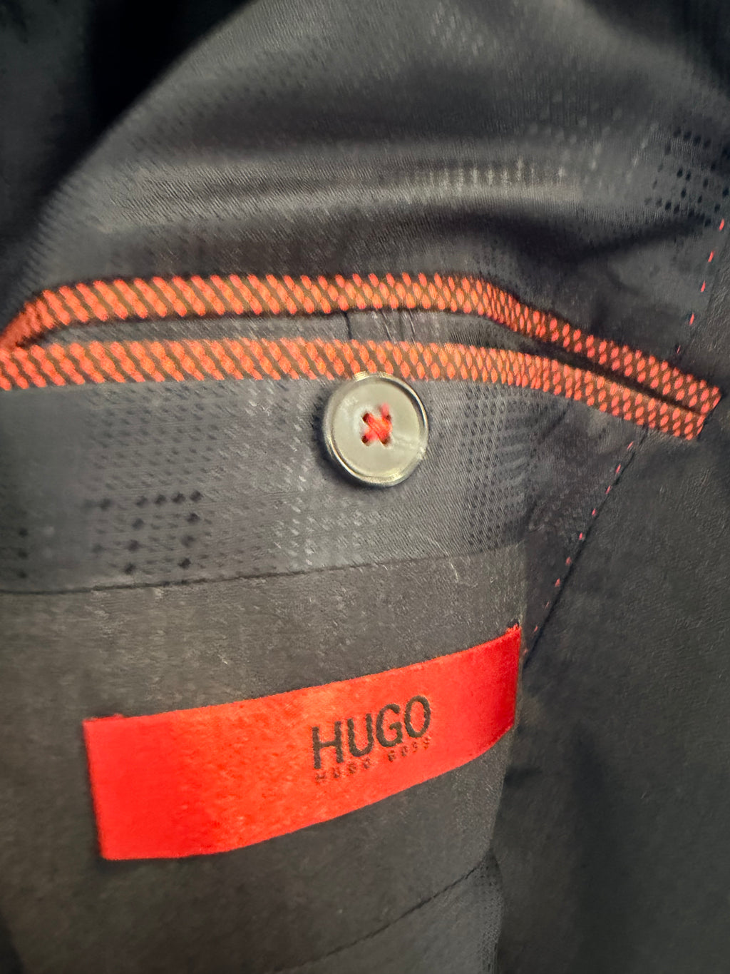 HUGO Ανδρικό Σακάκι Ανθρακί-L