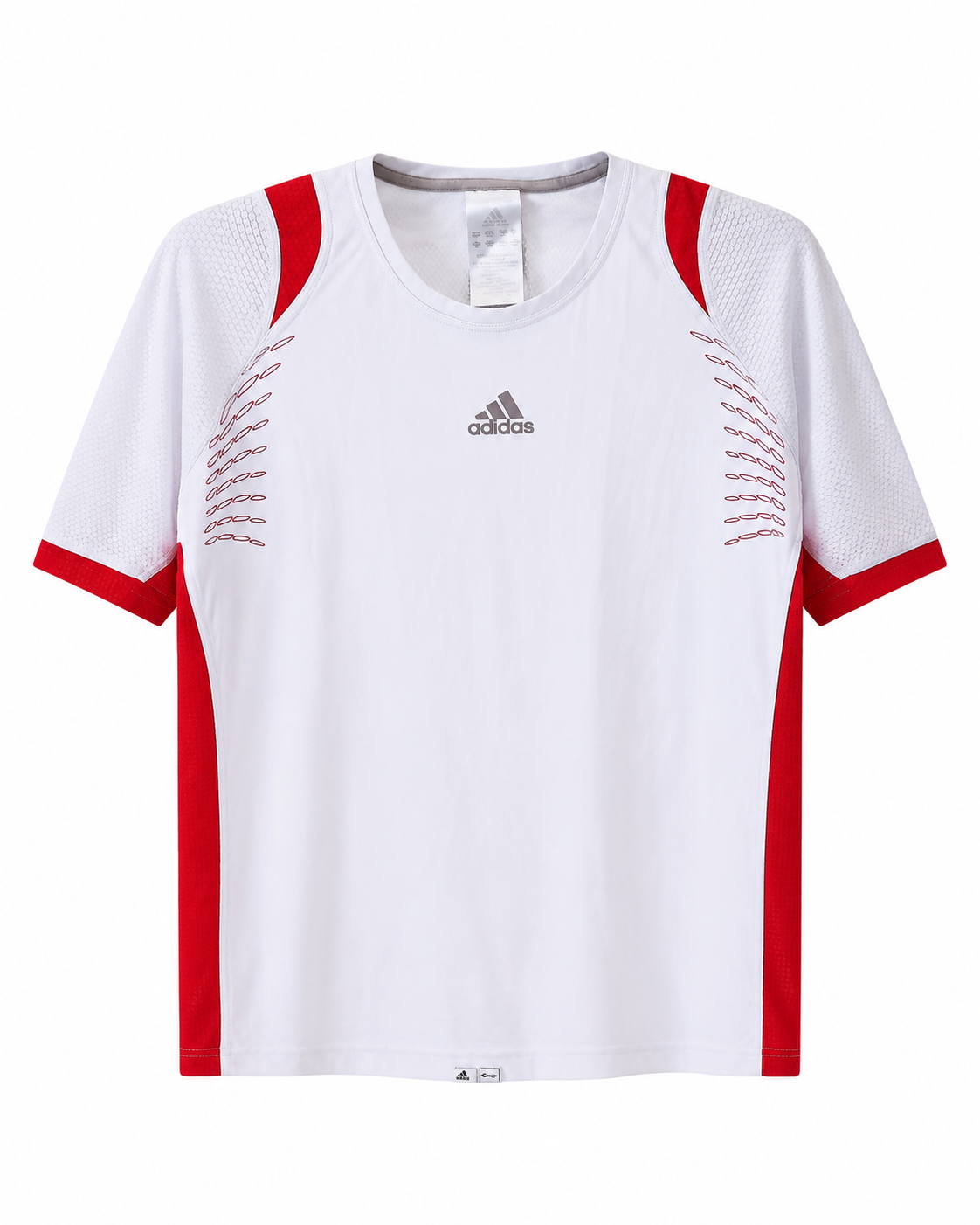 Adidas ClimaCool Running T-Shirt – Gray/Red-L