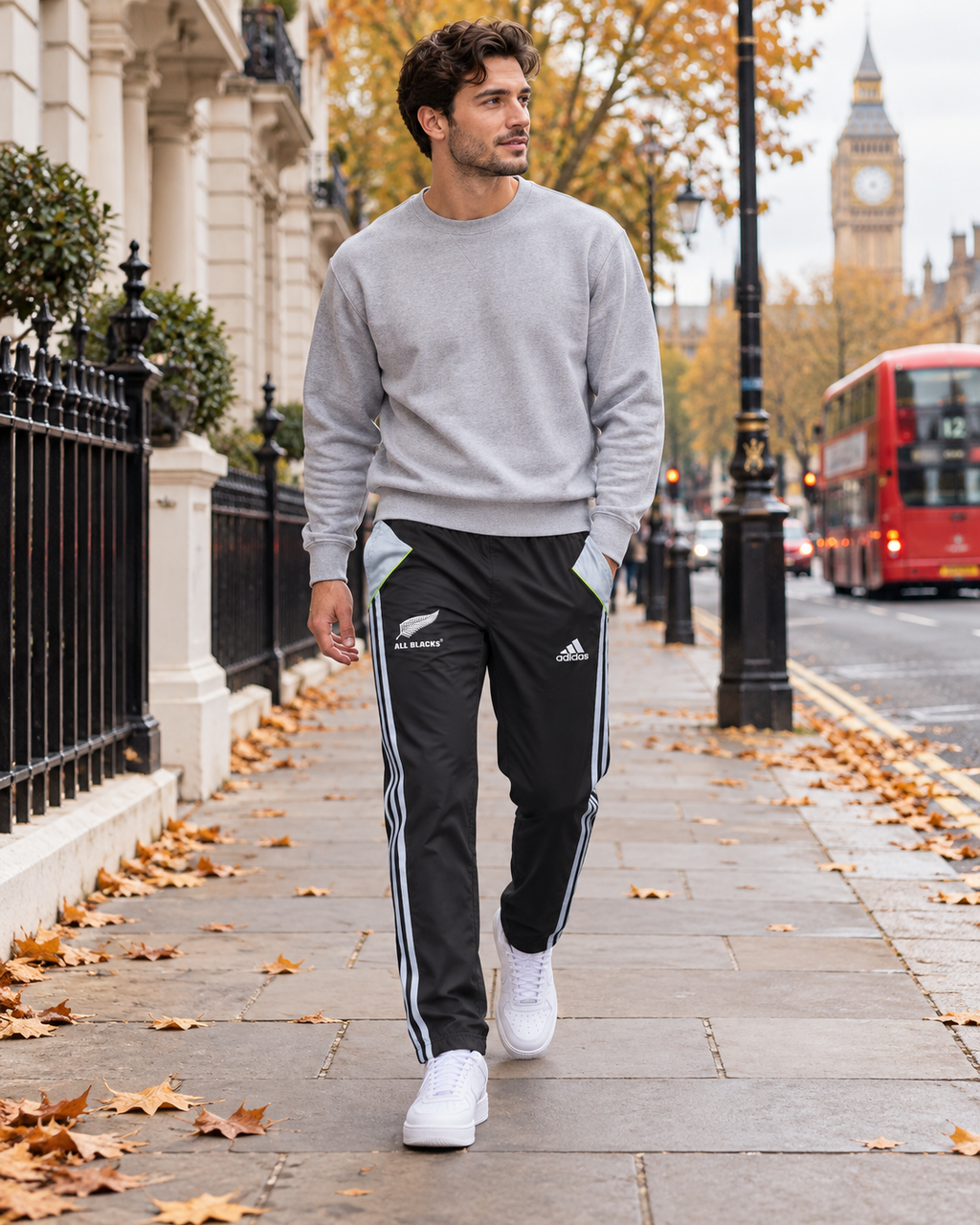 Adidas All Blacks Ανδρικό Παντελόνι Φόρμας – Μαύρο – L