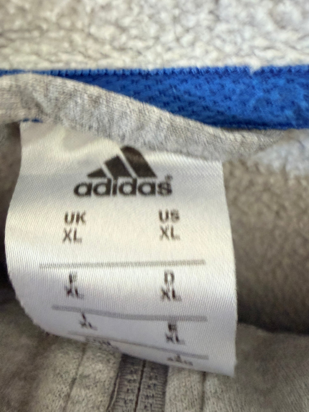 Adidas 3-Stripes Γκρι Full Zip Hoodie Jacket-XL
