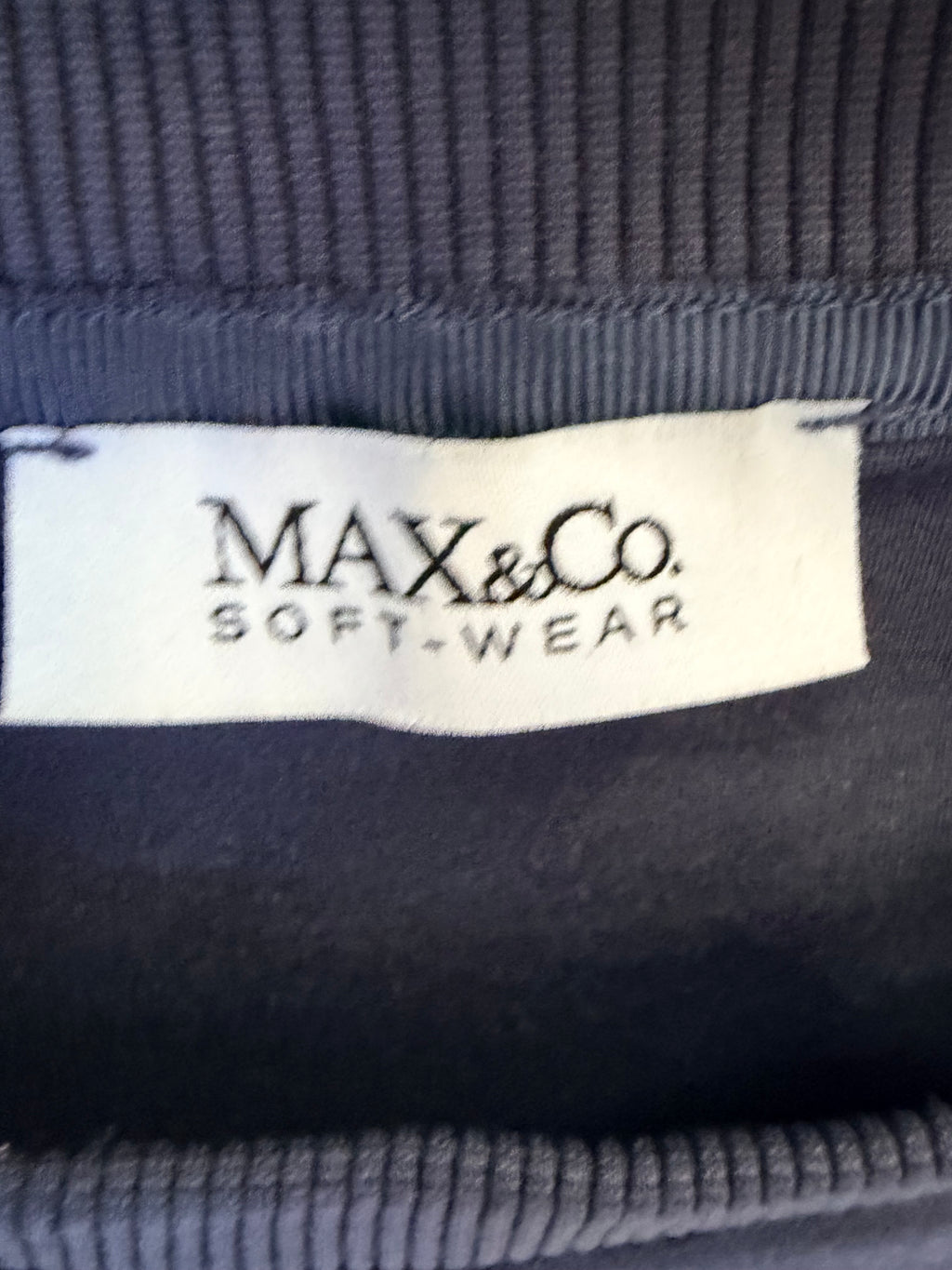 Max&Co. Softwear Sweatshirt με Βολάν Navy Blue-S