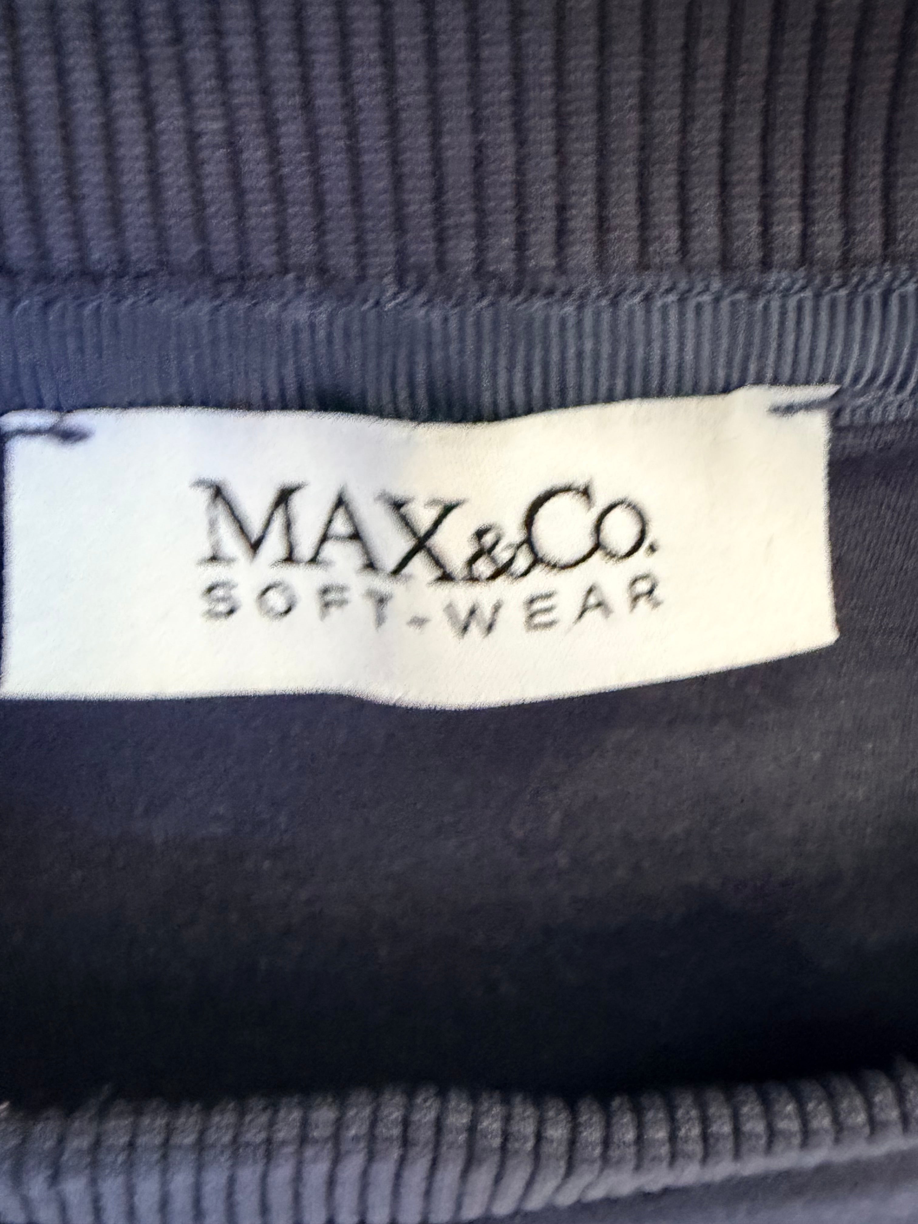 Max&Co. Softwear Sweatshirt με Βολάν Navy Blue-S