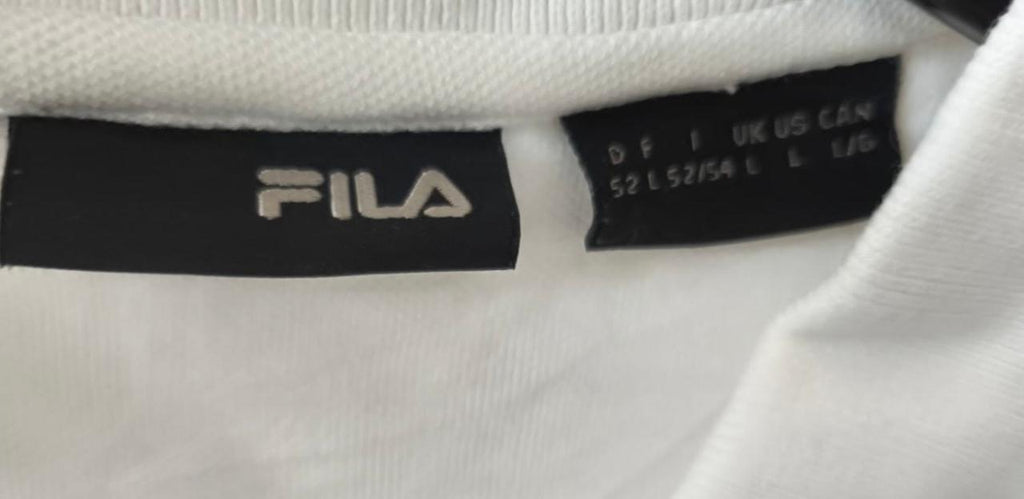FILA Classic Polo Shirt – White – L
