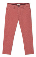 Ermano Check Trousers – Red/White-L