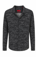 HUGO Printed Shirt – Black/White-XL