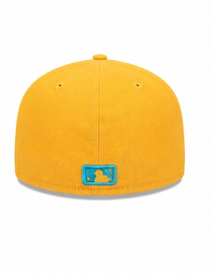 New Era New York Yankees Fitted Cap – Yellow Multicolor Logo