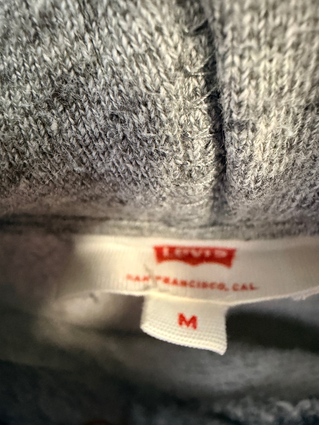 Levi’s Γκρι Hoodie με Logo-M