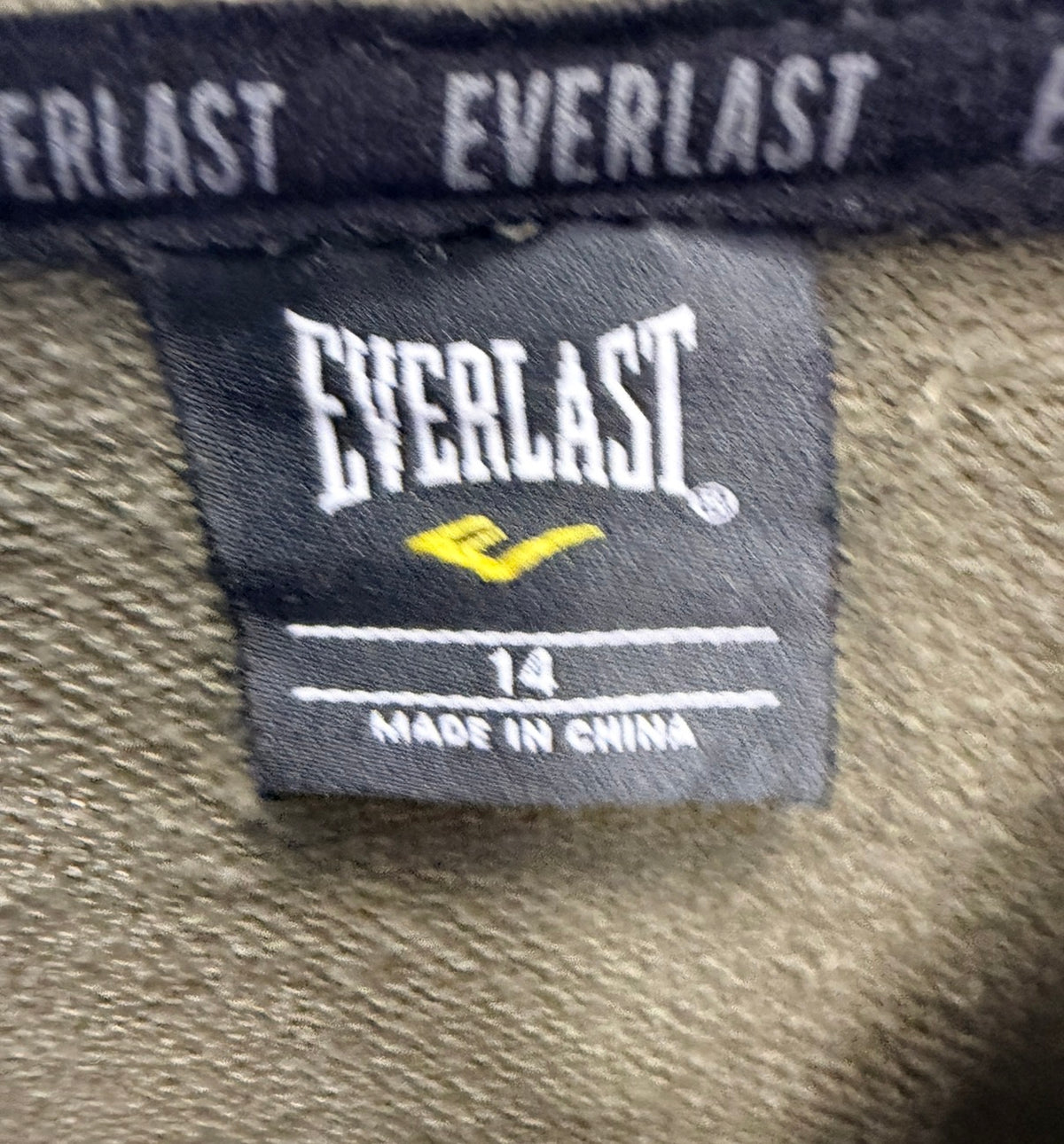 Everlast Ανδρικό Φούτερ με Κουκούλα – Χακί Camo – S