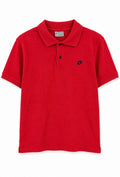 Lotto Classic Logo Polo Shirt Red-M