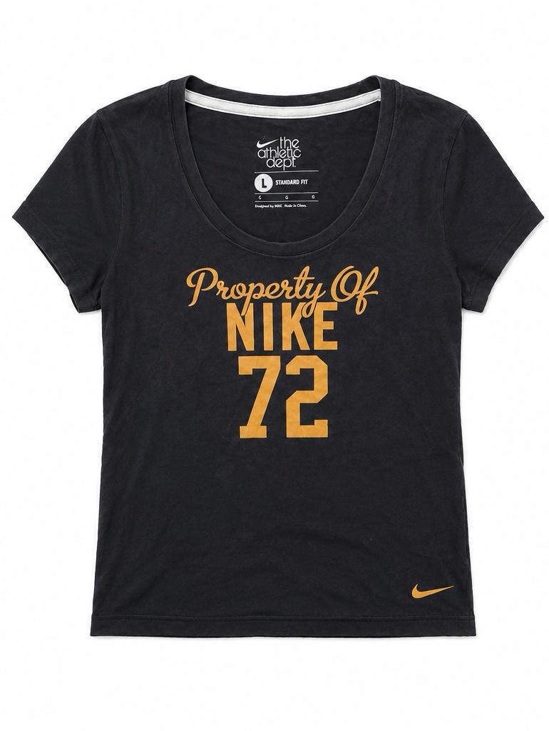 Nike Athletic Dept. “Property of Nike 72” T-Shirt – Black – L