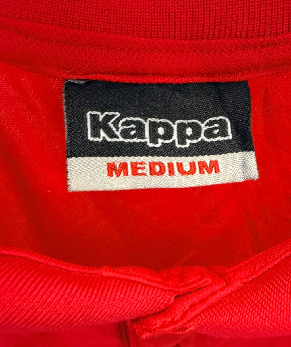 Kappa Vintage Banda Red & White Polo Shirt – Medium