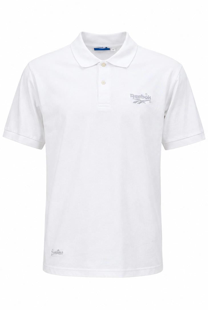 Reebok Vintage White Polo Shirt-L