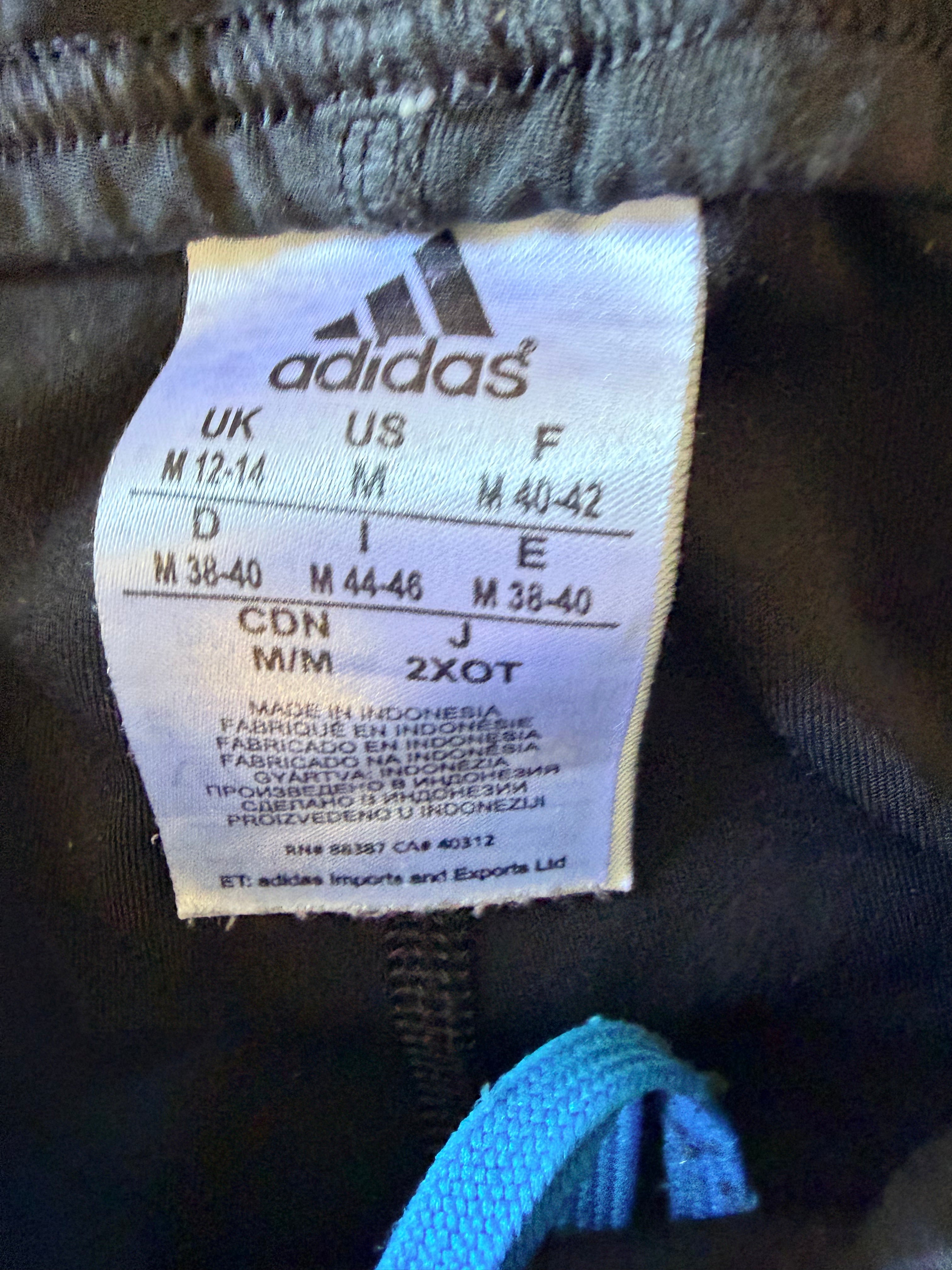 Adidas 3/4 Training Pants Μαύρο/Μπλε-M