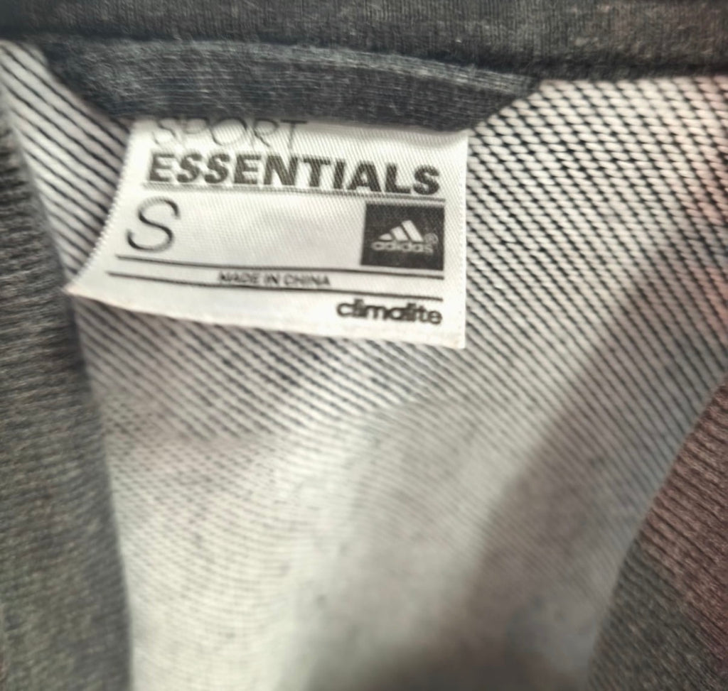 Adidas Essentials Γυναικεία Ζακέτα με Κουκούλα – Σκούρο Γκρι / Ροζ – S