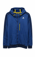 Adidas Ανδρική Ζακέτα με Κουκούλα Climalite – Μπλε – XL