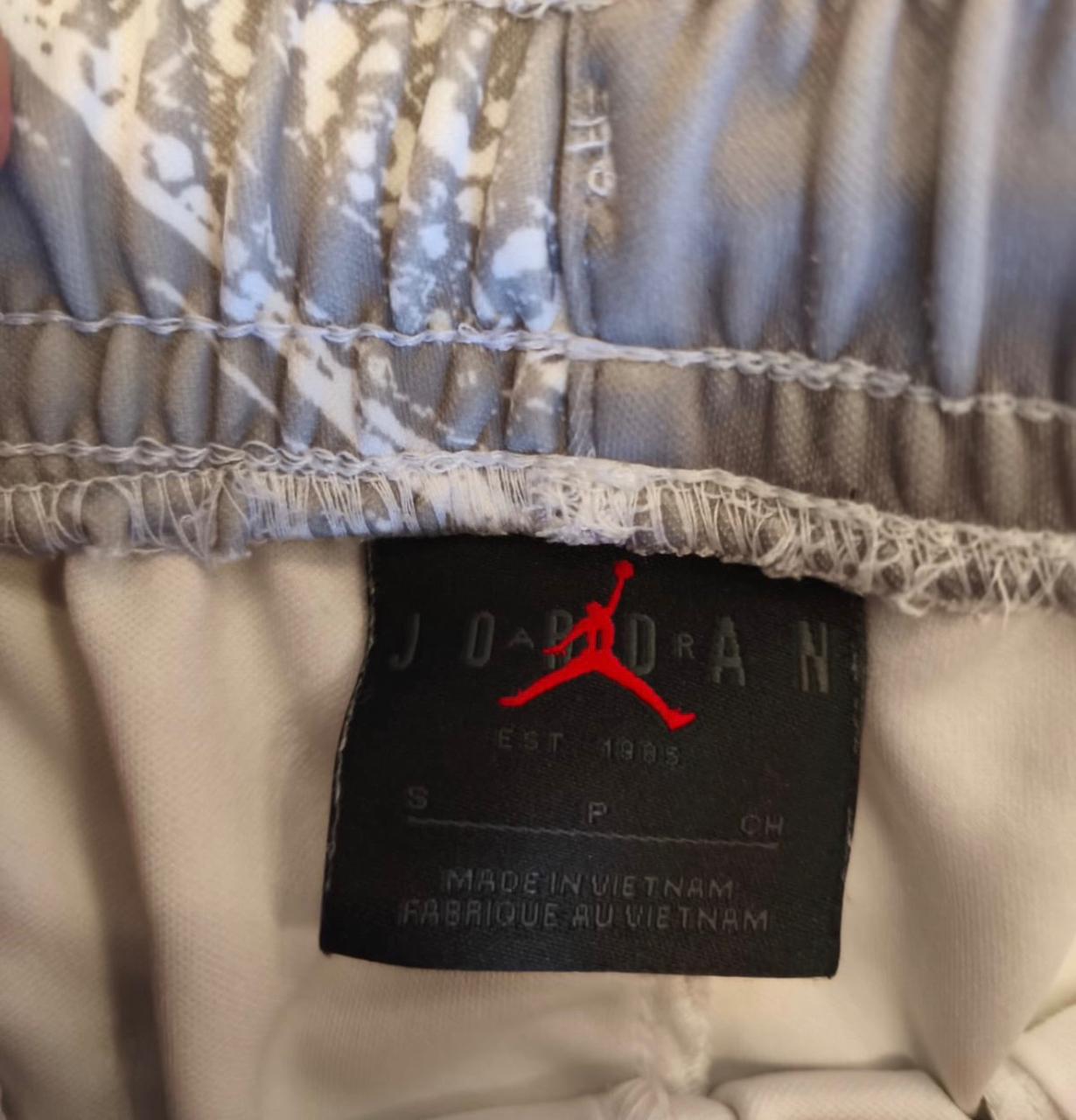 Jordan Graphic Print Shorts Γκρι / Λευκό-S