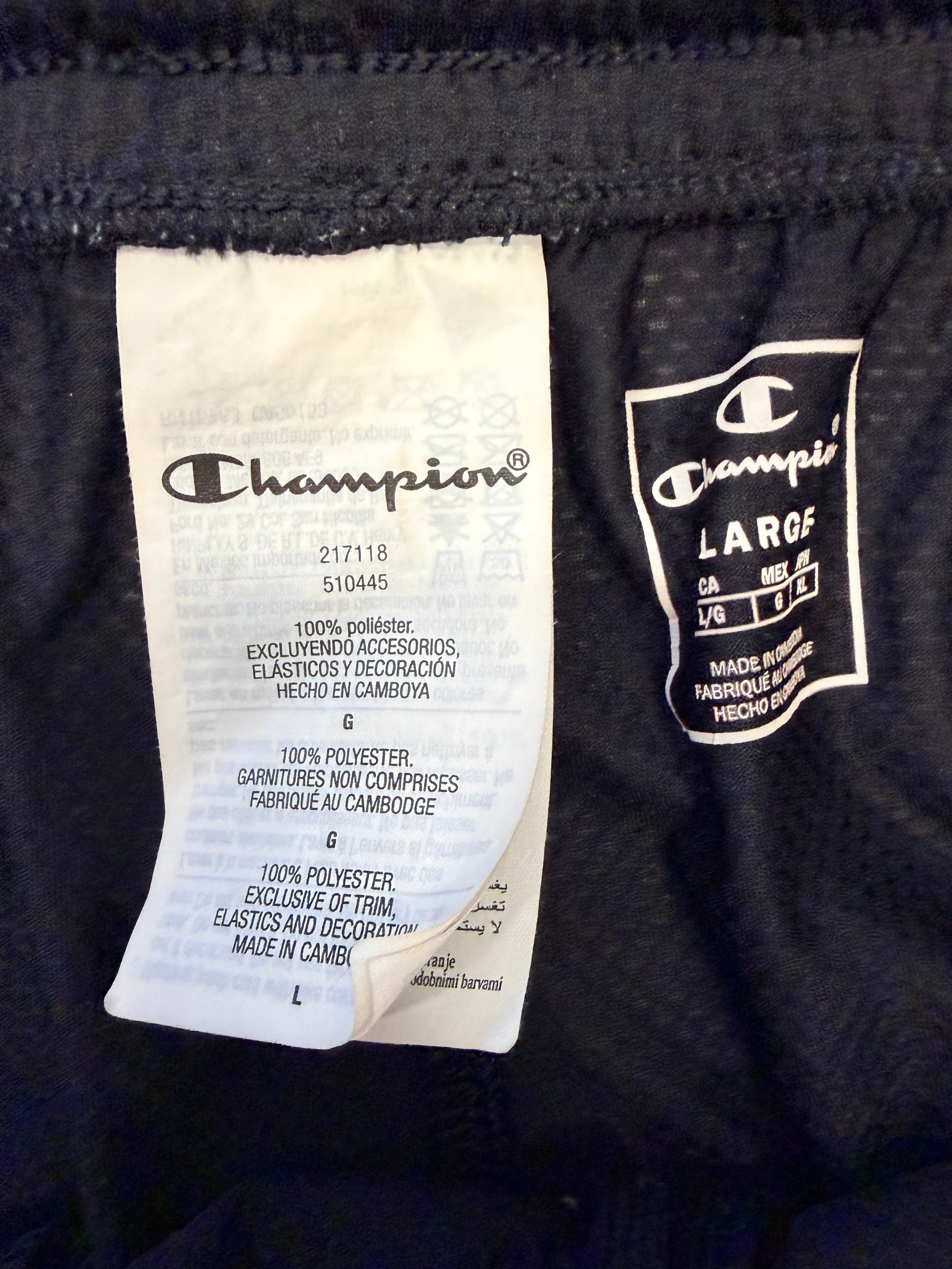 Champion Μαύρο Αθλητικό Σορτς-L
