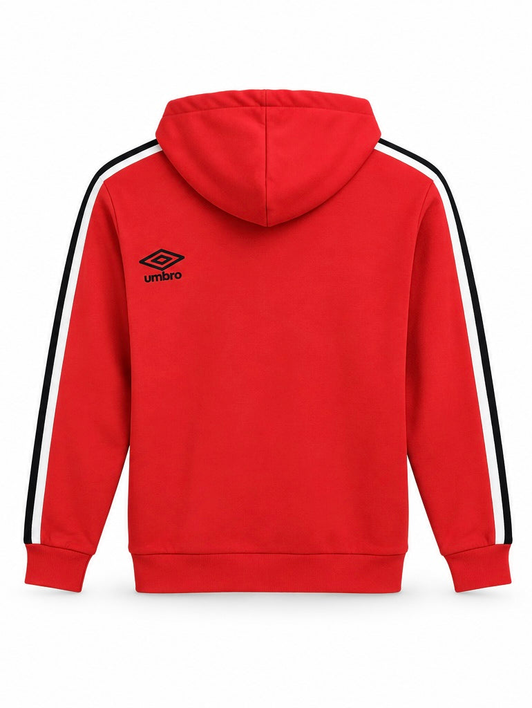 Umbro Ανδρικό Φούτερ με Κουκούλα Κόκκινο – M