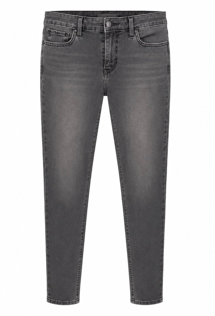 Ανδρικό Slim Fit Jeans – Γκρι Washed-26
