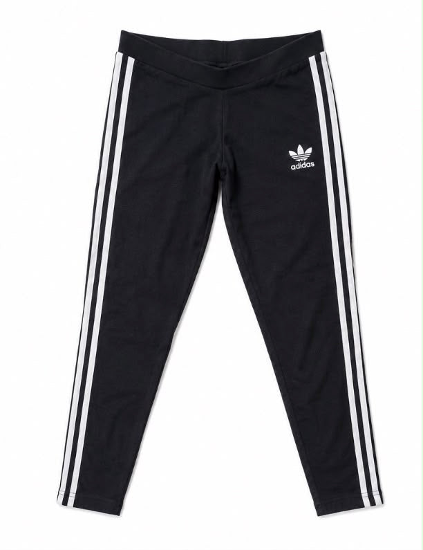 Adidas Originals Μαύρο Κολάν με 3 Ρίγες (M)