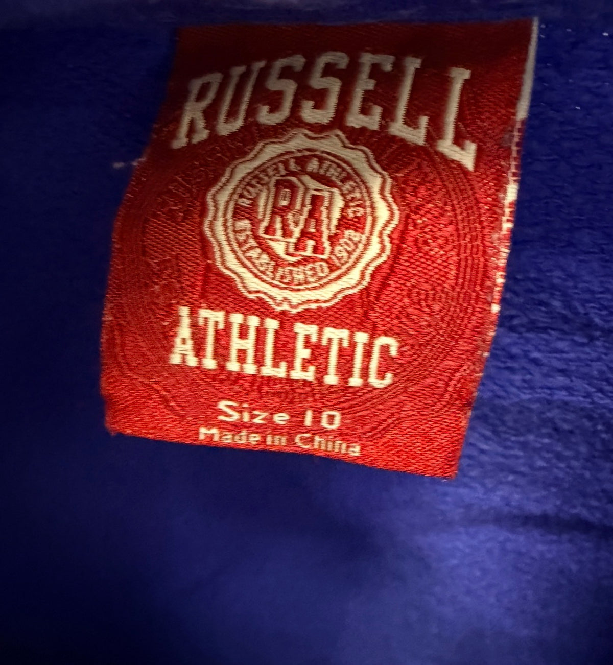 Russell Athletic Ανδρικό Φούτερ με Κουκούλα – Γκρι/Μπλε – M