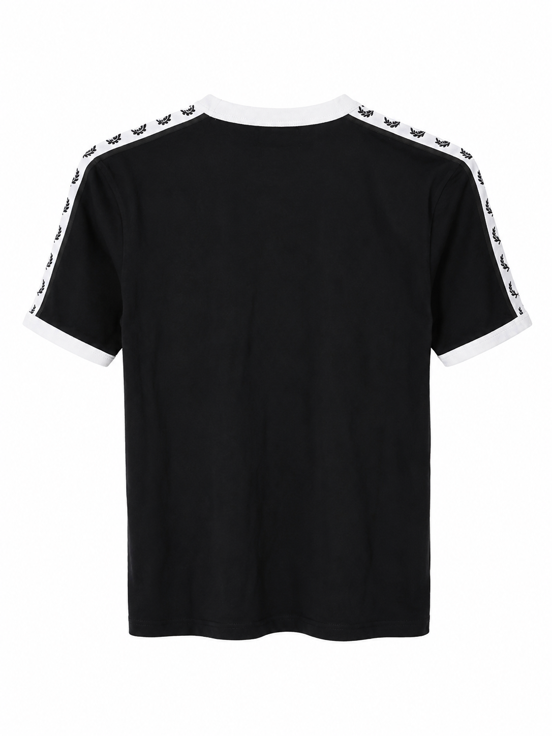 Fred Perry Taped Ringer T-Shirt Μαύρο-M