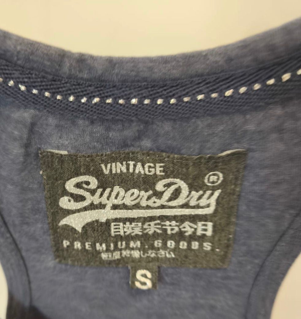 Superdry Γυναικείο Tank Top Navy-S
