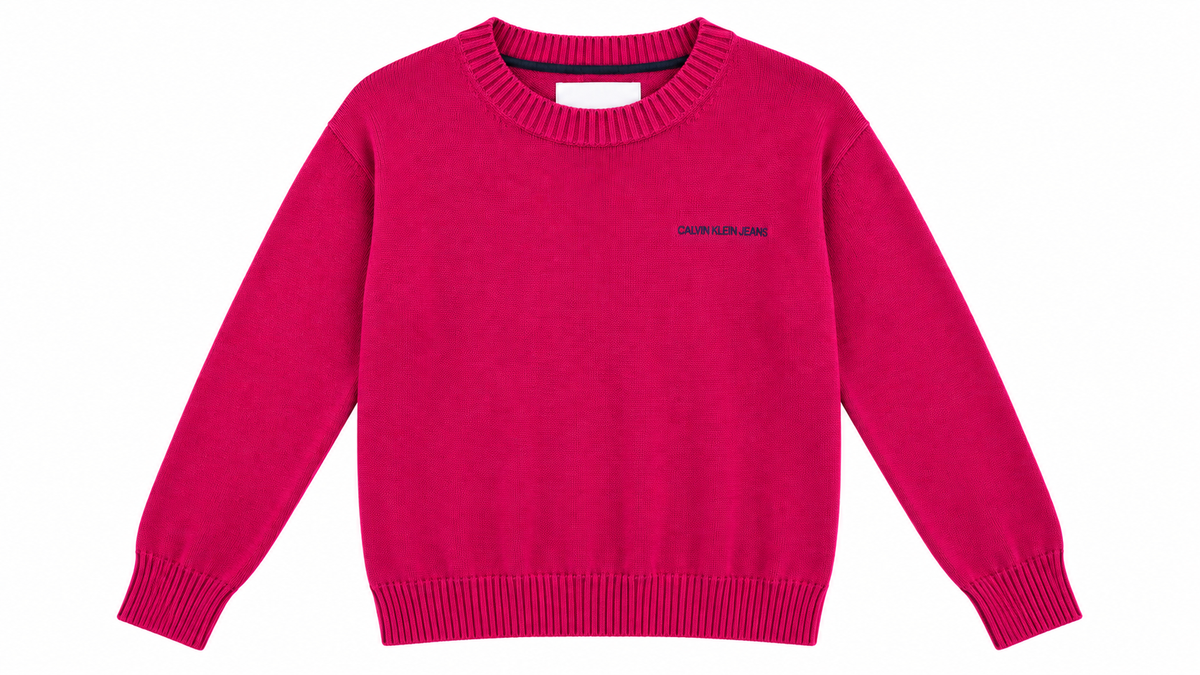 Calvin Klein Jeans Ανδρικό Πλεκτό Πουλόβερ – Φούξια – XXL