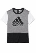 Adidas Athletics Γυναικείο T-Shirt Μπλουζάκι – Γκρι/Μαύρο/Λευκό – M