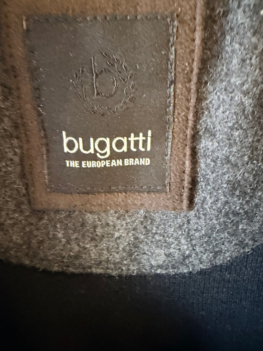Bugatti Half-Zip Sweatshirt Μαύρο / Καφέ-XL