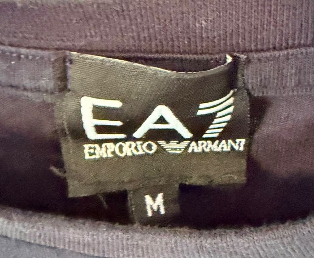 EA7 Emporio Armani Ανδρικό T-Shirt Navy Πολύχρωμες Λεπτομέρειες-M