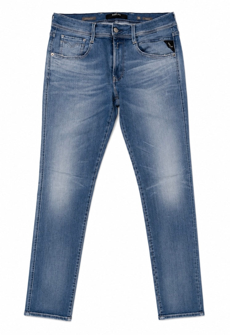 Replay Anbass Hyperflex Jeans – Light Blue Wash-W34