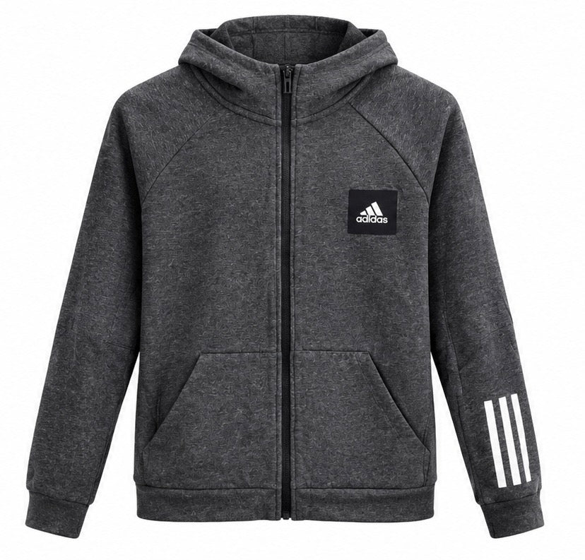 Adidas Παιδική Ζακέτα Γκρι - XL
