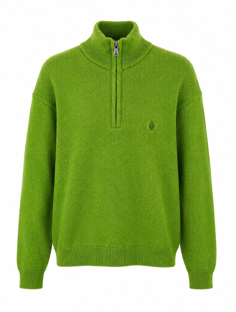 Marina Yachting Ανδρικό Πλεκτό Half-Zip Πράσινο – L