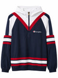 Champion Colorblock Windbreaker Jacket – Navy/White/Red-S