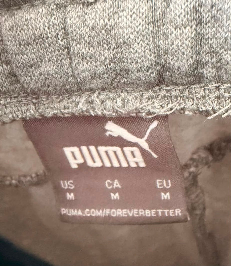 Puma Ανδρικό παντελόνι Φόρμας Jogger Γκρι –M