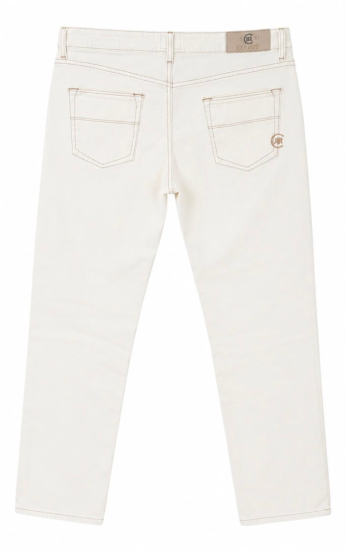 Cerruti 1881 Ανδρικό Παντελόνι Off-White –30