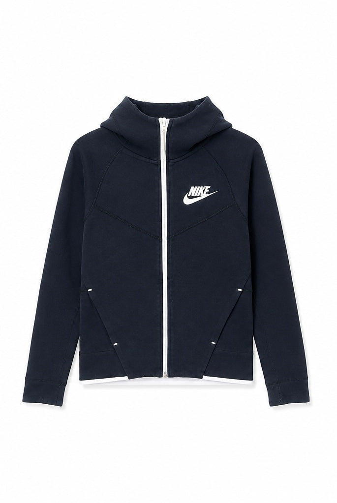Nike Γυναικεία Ζακέτα Φούτερ με Κουκούλα – Μαύρο – XS