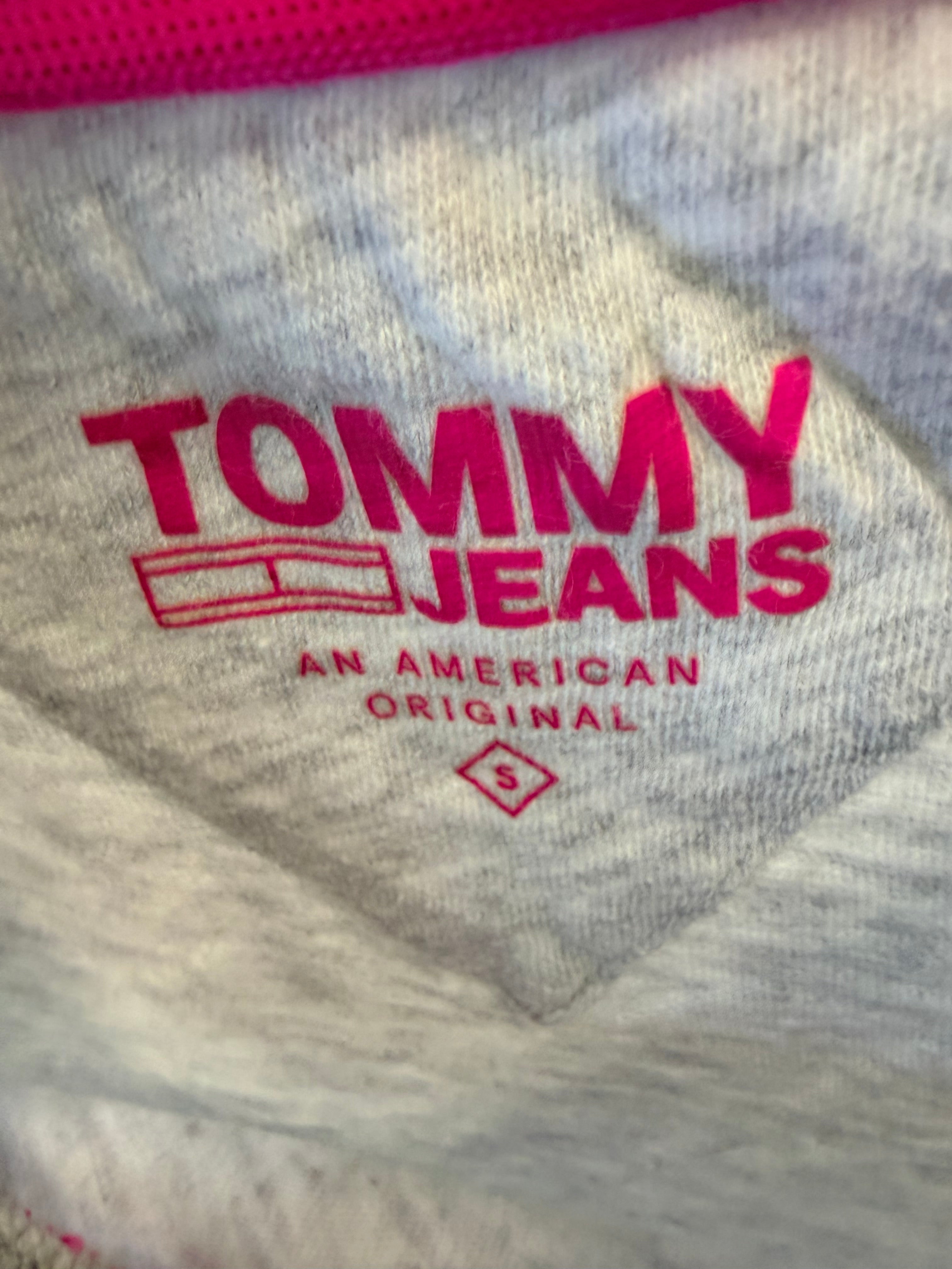 Tommy Jeans Γυναικείο T-Shirt Γκρι Melange-S
