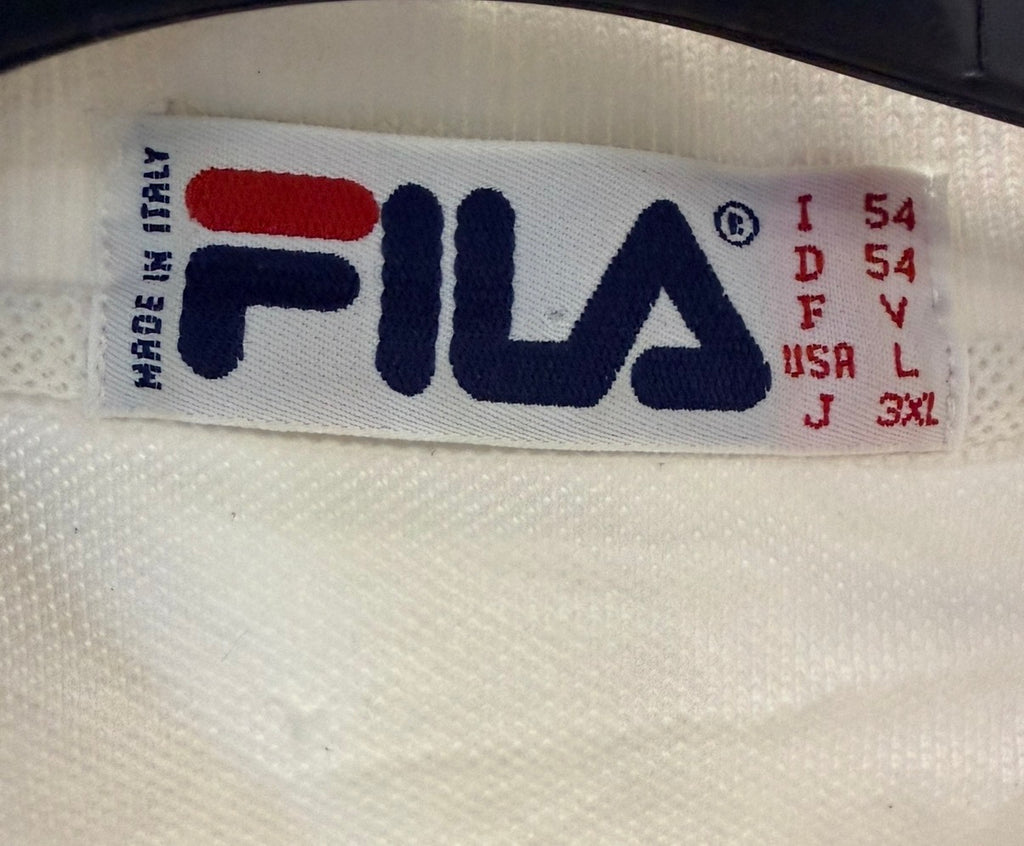 FILA Vintage Made in Italy Polo – Cream L