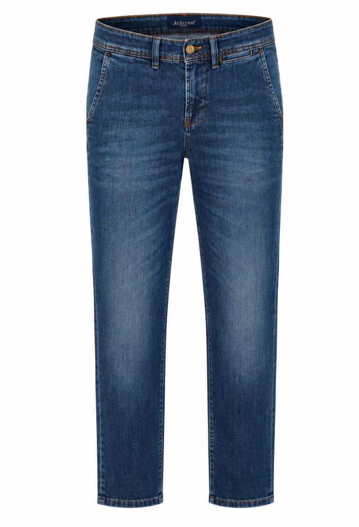 Jeckerson Ανδρικό Slim Fit Jeans – Μπλε (Νο. 30)