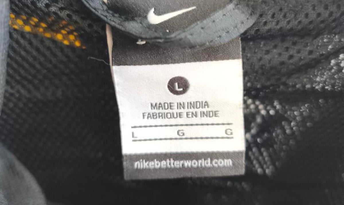 Nike Ανδρική Ζακέτα Μαύρη Κίτρινη - L