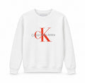 Calvin Klein Jeans Ανδρικό Φούτερ Λευκό - S