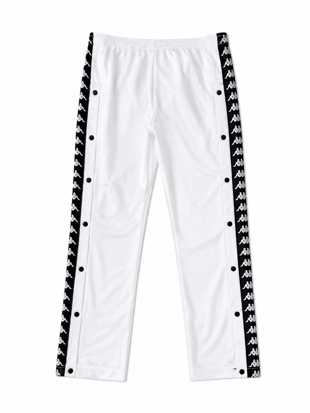 Kappa White Logo Tape Track Pants-M