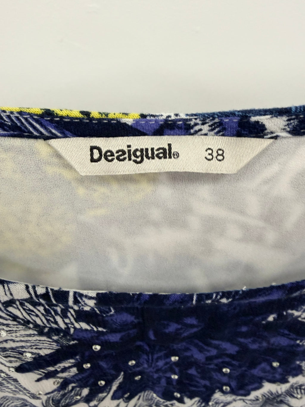 Desigual Floral Print Sleeveless Dress –EU38