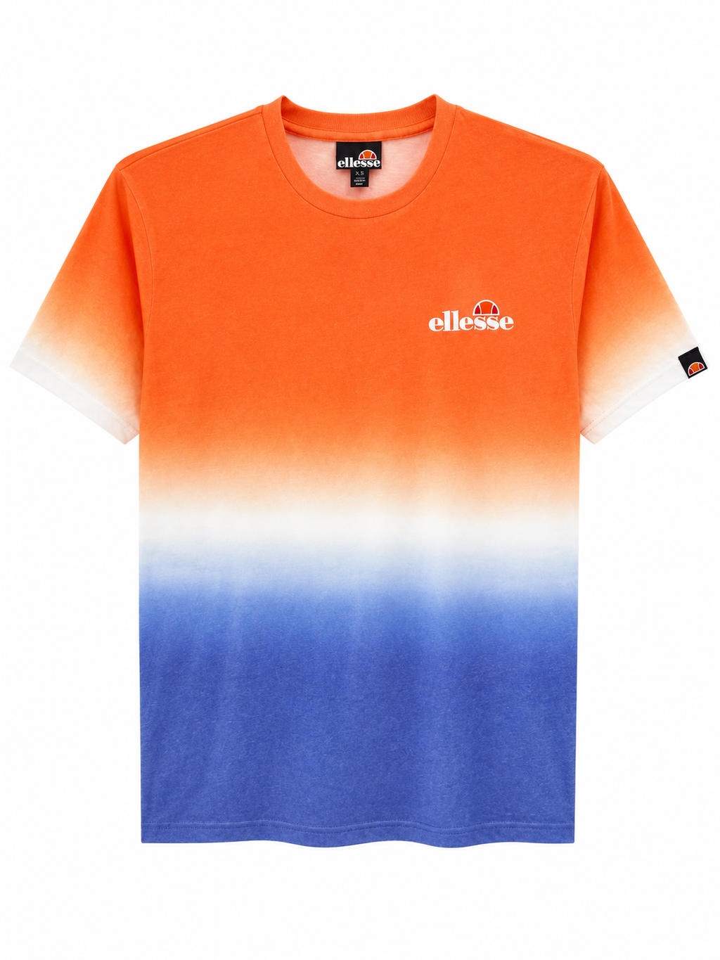 Ellesse Ombre T-Shirt Πορτοκαλί / Λευκό / Μπλε-XS